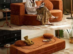 200cm Living Room Sofas Vacuum Compression Sofa Pure Sponge Single Multifunctional Foldable Special Shaped Sofa Bed Furniture